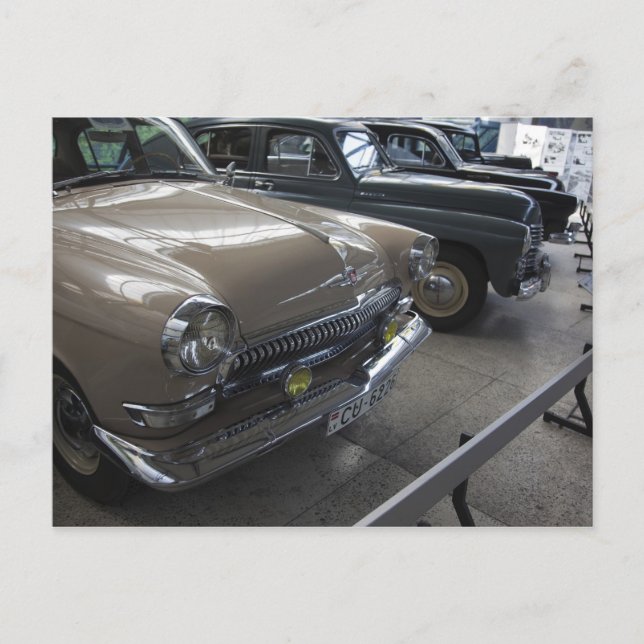 Lettland, Riga, Riga Motor Museum, 1960-talet Vykort (Framsida)