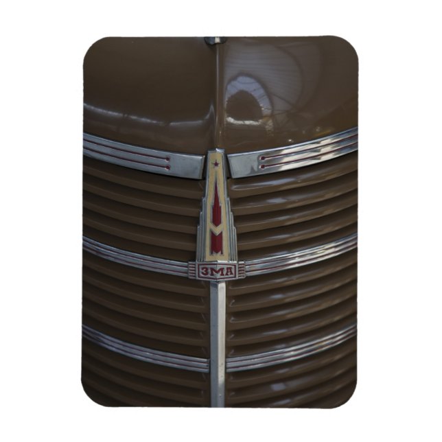 Lettland, Riga, Riga Motor Museum, kylaremärke Magnet (Vertikal)
