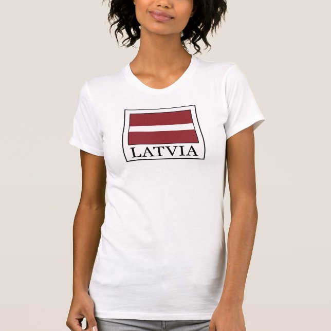 Lettland T Shirt (Framsida)