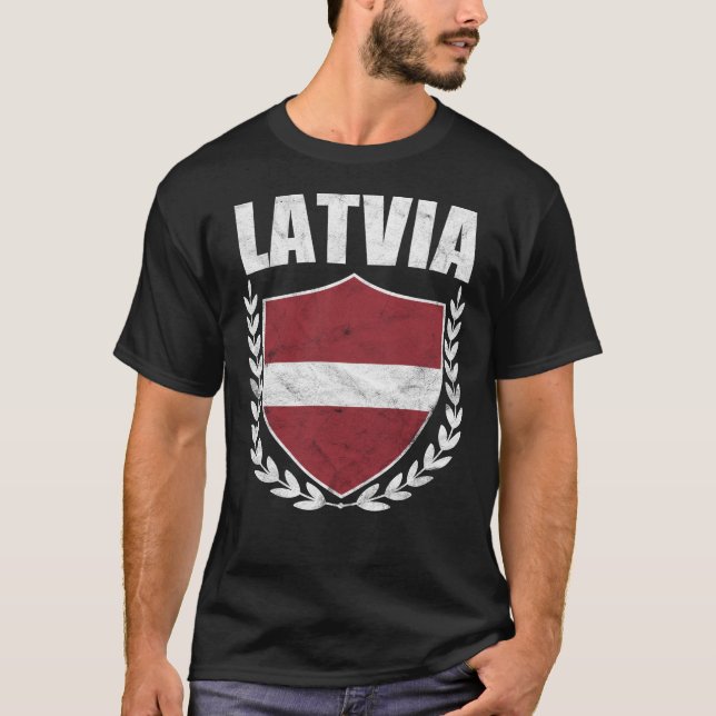 
Lettland T Shirt (Framsida)