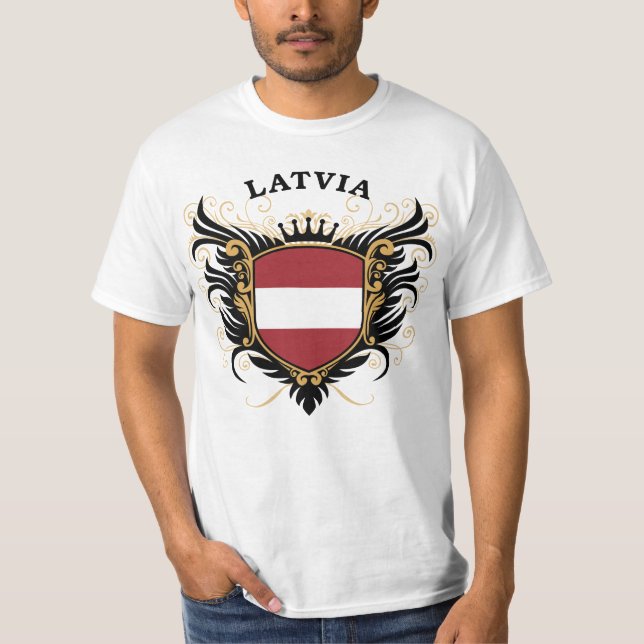 Lettland T-shirt (Framsida)