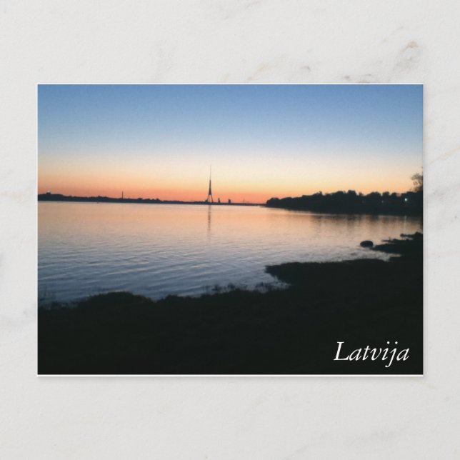 Lettland Vykort (Framsida)
