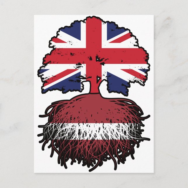 Lettlands brittiska Storbritannien, Storbritannien Vykort (Framsida)