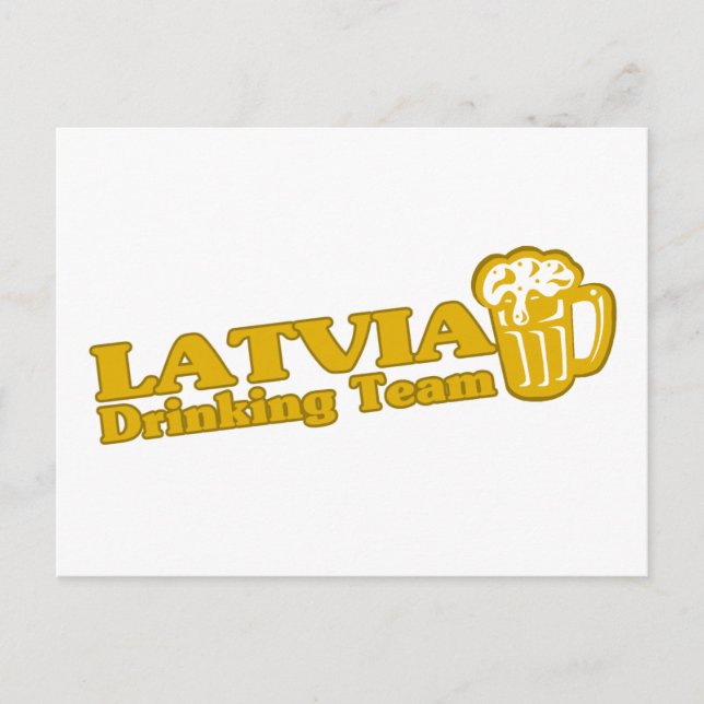 Lettlands Dricksteam Vykort (Framsida)