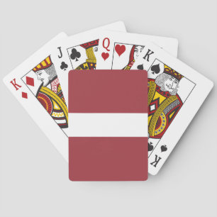 Lettlands flagga casinokort
