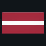 Lettlands flagga fototryck<br><div class="desc">Lettlands patriotiska flagga.</div>