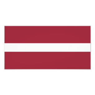 Lettlands flagga fototryck