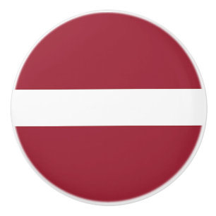 Lettlands flagga knopp