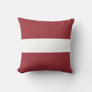 Lettlands flagga kudde