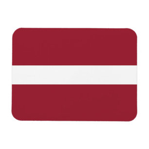 Lettlands flagga magnet