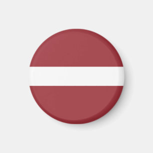Lettlands flagga magnet