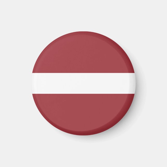 Lettlands flagga magnet (Framsidan)