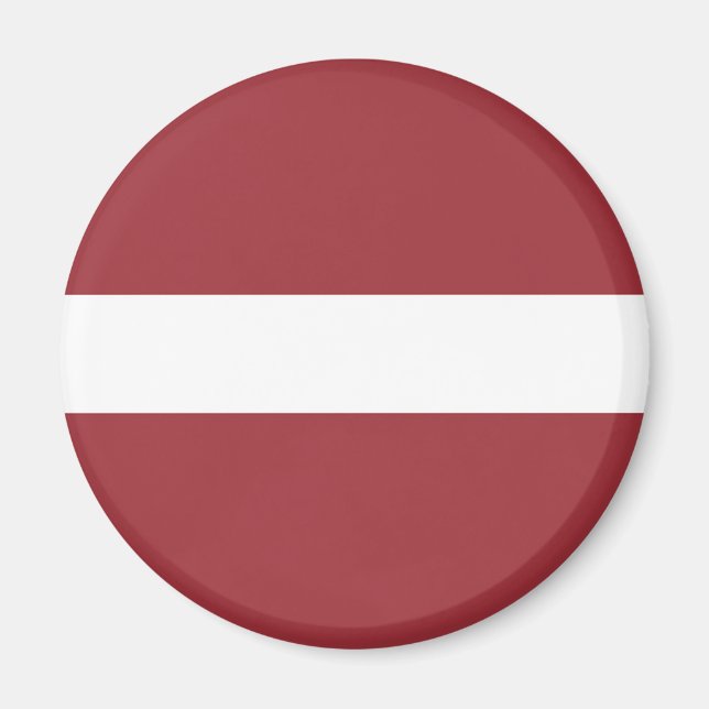 Lettlands flagga magnet (Framsidan)