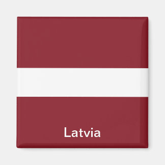 Lettlands flagga magnet