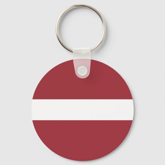 Lettlands flagga nyckelring (Framsida)
