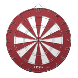 Lettlands Flagga Patriots Bullseye Darttavla