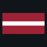 Lettlands flagga poster<br><div class="desc">Lettlands patriotiska flagga.</div>