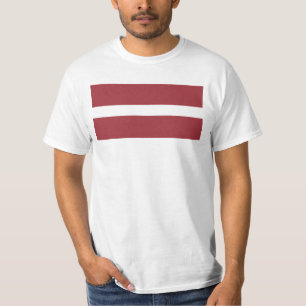 Lettlands flagga t shirt