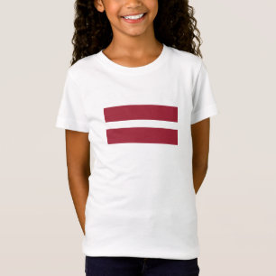 Lettlands flagga t shirt