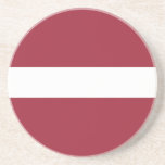 Lettlands flagga underlägg<br><div class="desc">Lettlands patriotiska flagga.</div>