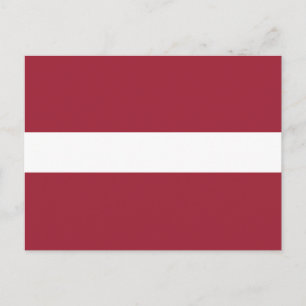 Lettlands flagga vykort
