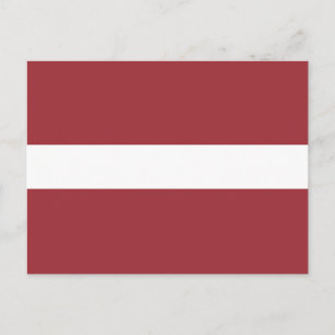 Lettlands flagga vykort