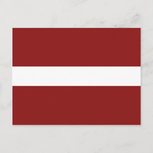 Lettlands Flagga-vykort Vykort