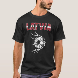 Lettlands fotbojor i nettomålstöd lettiska foo t shirt