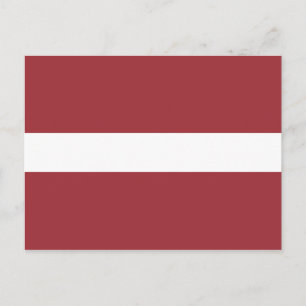Lettlands (lettiska) Flagga-vykort Vykort