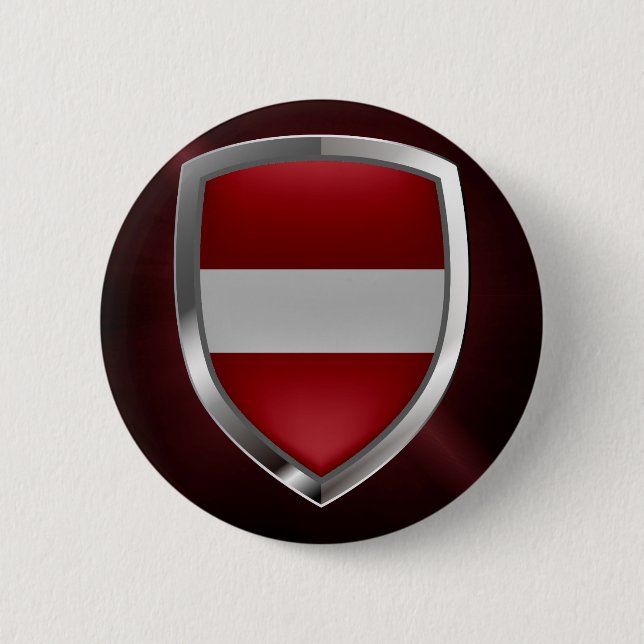 Lettlands metallemblem knapp (Framsida)