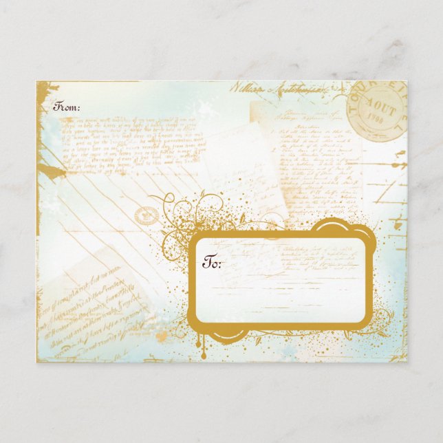 Lettres de Paris Postkort nr 1 Vykort (Framsida)