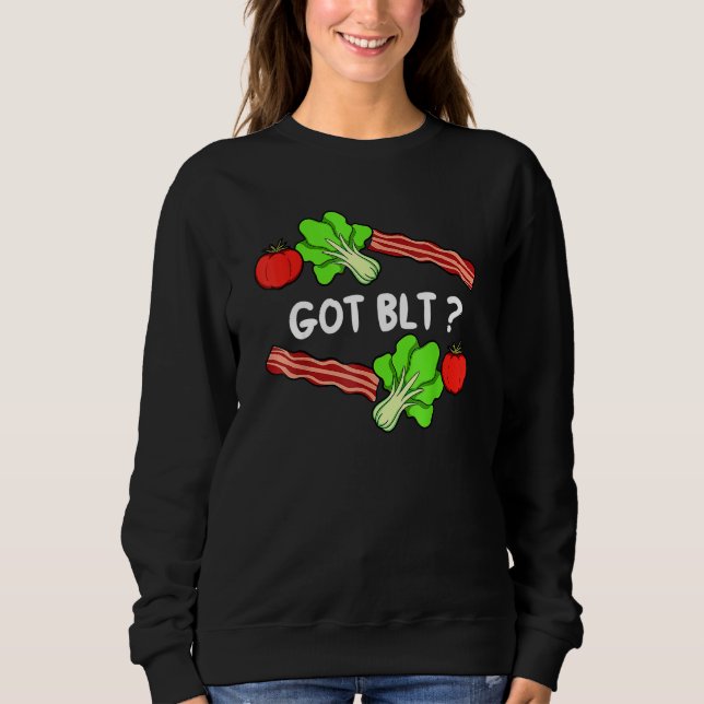 Lettuce Bacon Tomato  Leaf Vegetable Vegetarian Ve T Shirt (Framsida)