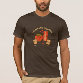 “Lettuce Be Together”-T-shirt – Rolig och lekfull T Shirt