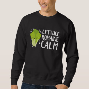 Lettuce Romaine Lugn Lång Ärmad Tröja