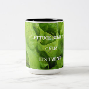 Lettuce Romaine Lugn Två-Tonad Mugg