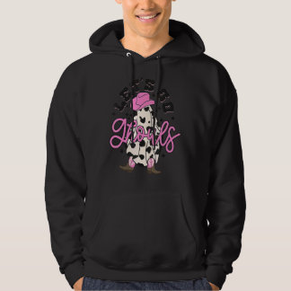 Letu2019s Go Ghouls Halloween Spooky Western Cowgi Hoodie