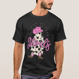 Letu2019s Go Ghouls Halloween Spooky Western Cowgi T Shirt