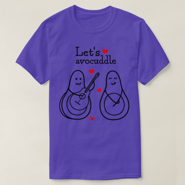 Letx27s avocuddle 13 t shirt (Design framsida)