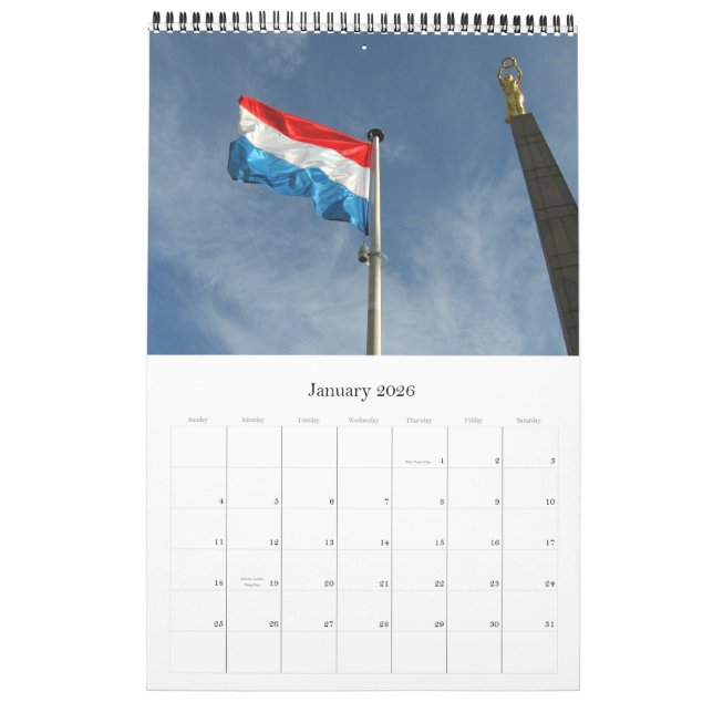 Lëtzebuerg 2014 kalender (Jan 2026)