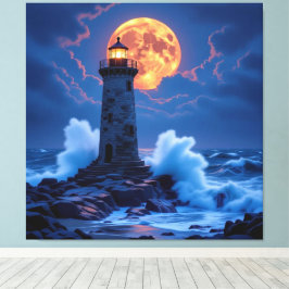 Leuchtturm am Rande der Welt Canvastryck