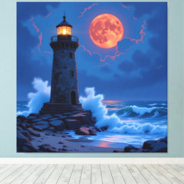 Leuchtturm am Rande der Welt Canvastryck