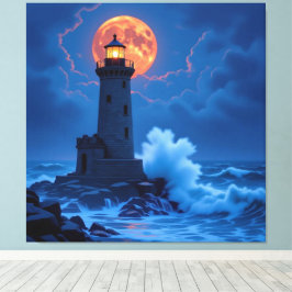 Leuchtturm am Rande der Welt Canvastryck