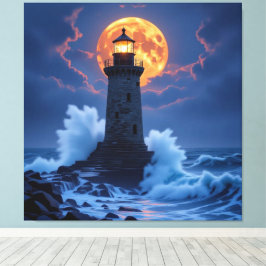 Leuchtturm am Rande der Welt Canvastryck