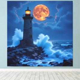 Leuchtturm am Rande der Welt Canvastryck