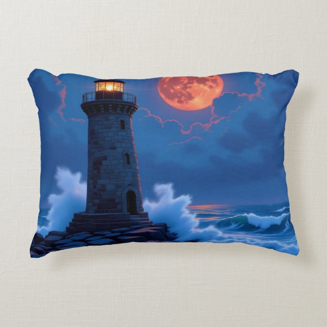 Leuchtturm am Rande der Welt Prydnadskudde (Framsidan)