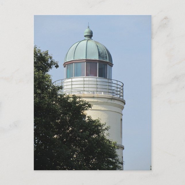 Leuchtturm Insel Kegnaes Vykort (Framsida)