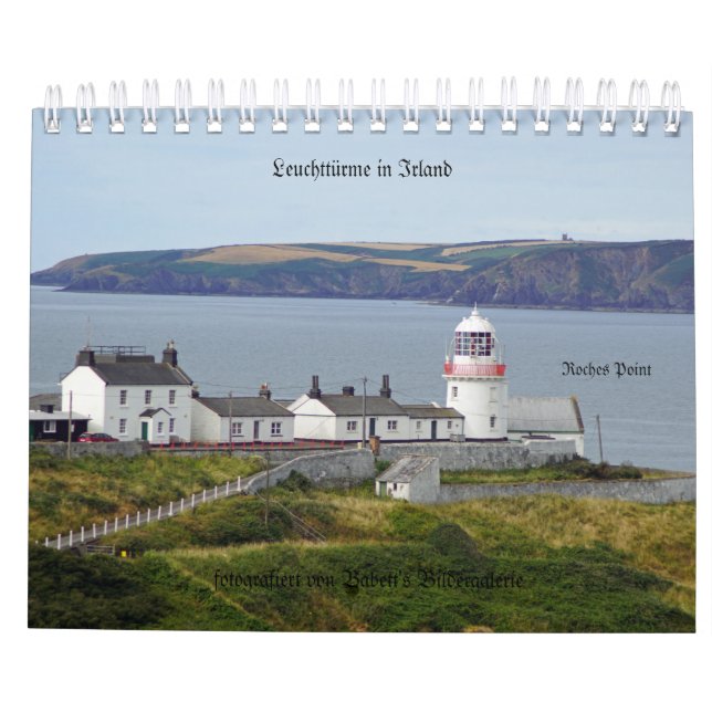 Leuchttürme in Irland Kalender (Baksida)