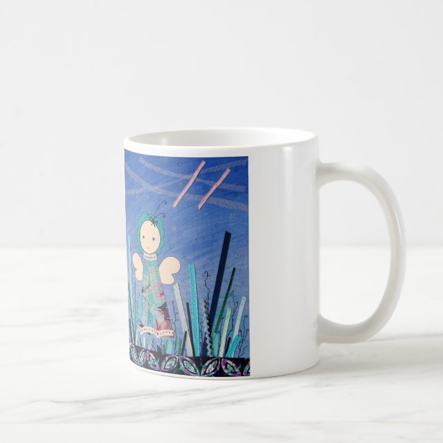 leukedrinkbeker mötte blauw för kaffemugg (Höger)