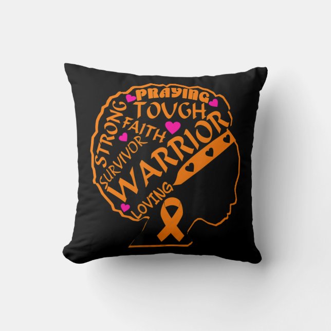 Leukemi Awareness African American Black Mo Kudde (Framsida)