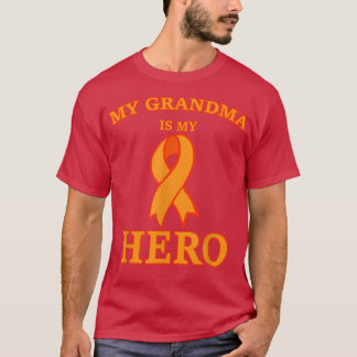 Leukemi Awareness är My Grandma är My Hero Support T Shirt